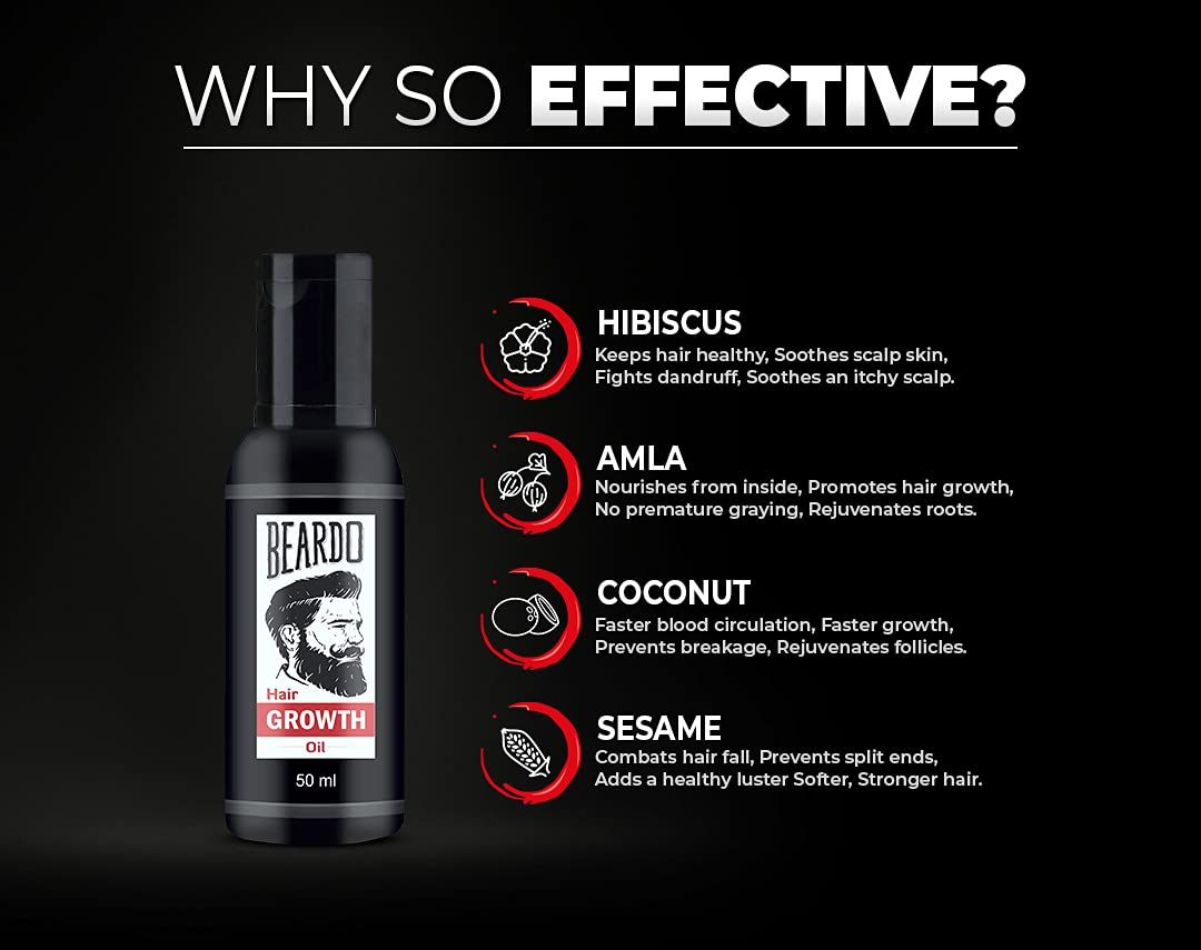 Buy Beardo Beard And Hair Growth Oil 50ml Online In India On