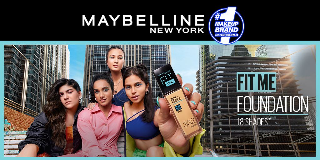 Foxy.in : Buy Free New York (30ml) watch Matte expert Poreless + online in on Foxy. shipping, Fit Maybelline Foundation Me India
