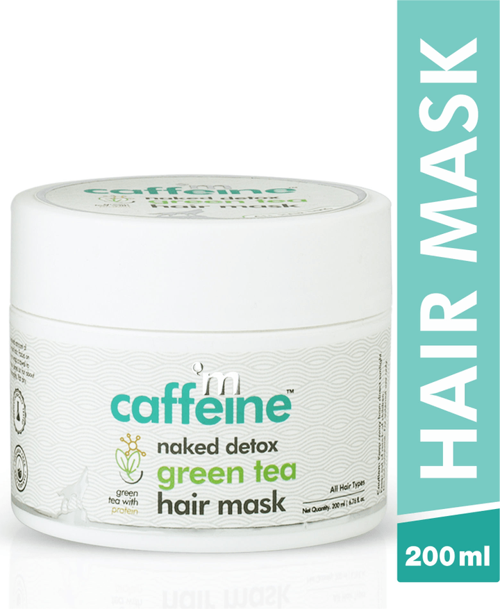  : Buy MCaffeine Naked Detox Green Tea Hair Mask online in India on  Foxy. Free shipping, watch expert reviews.