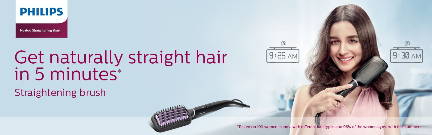 Philips silk pro hair straightener outlet brush