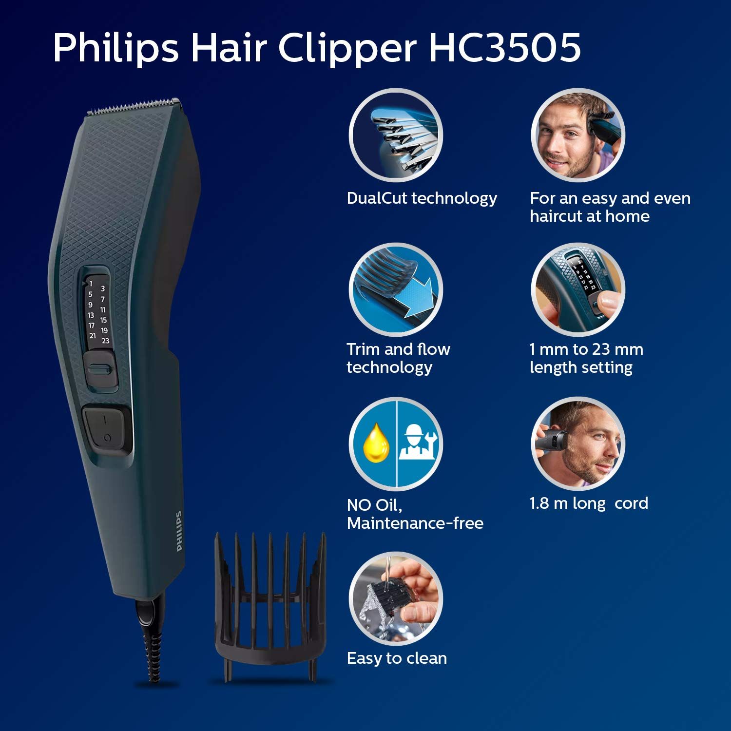 HTC USB Electric Hair Cutting Machine Rechargeable New Hair Clipper Man Shaver  Trimmer For Men Barber Professional Beard Trimmer - AliExpress