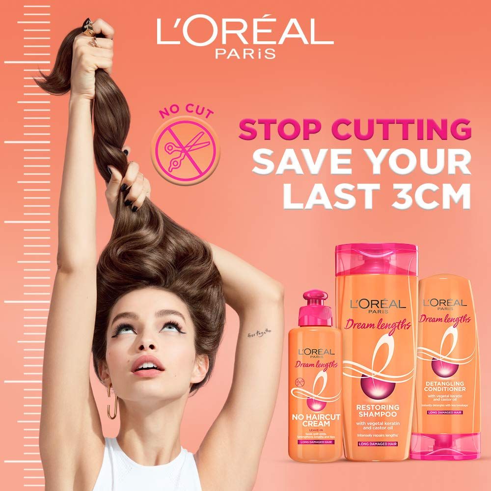 Foxy.in Buy L'Oreal Paris Dream Lengths No Haircut Cream (200ml) online in India on Foxy. Free