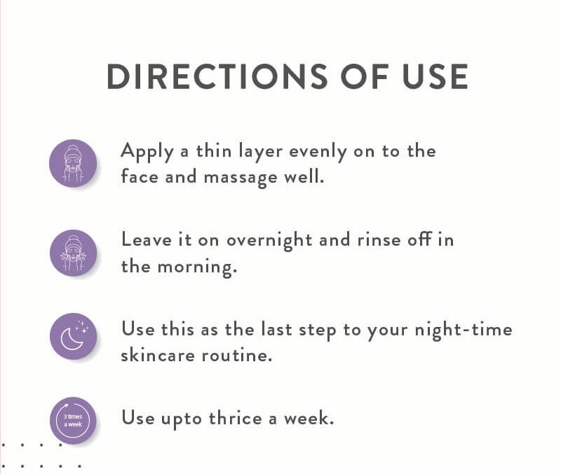 Foxy.in Buy Dot & Key AHA Exfoliating Sleeping Mask with Hyaluronic