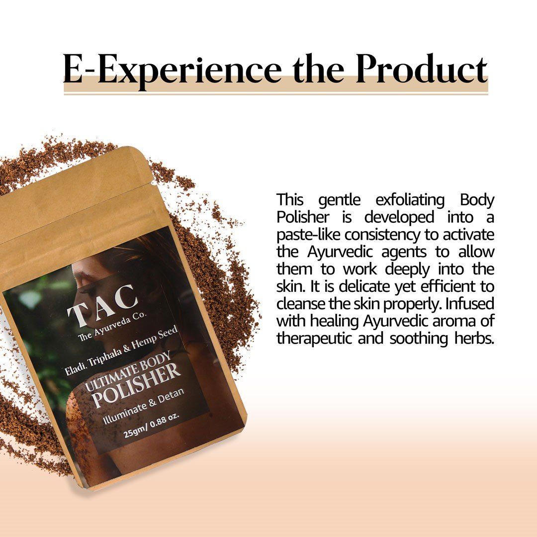 Foxy.in Buy TAC The Ayurveda Co. 100 Natural Eladi, Triphala & Hemp Seed Ultimate Body