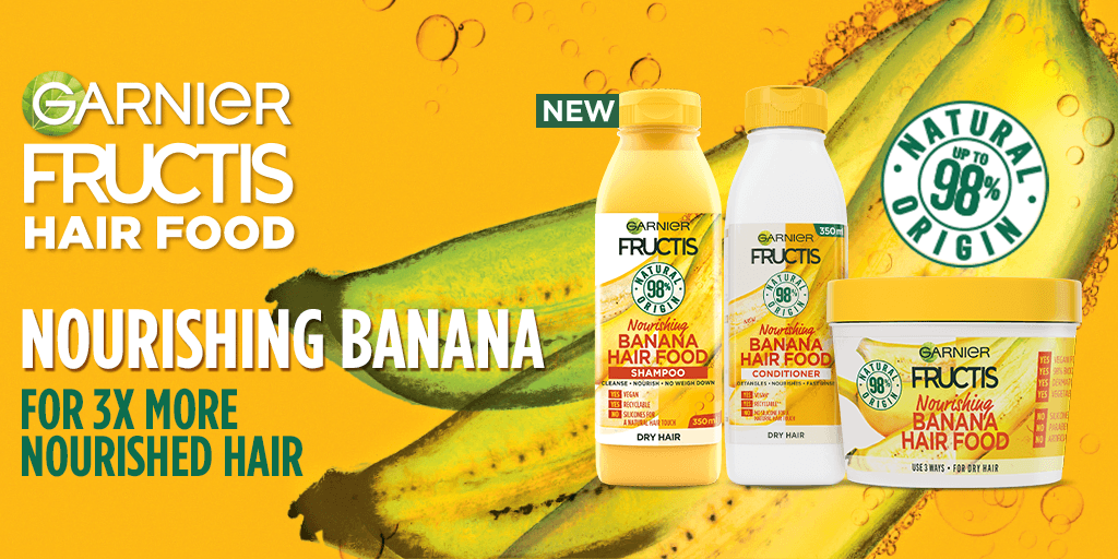 GARNIER Fructis Hair Food  Nourishing Banana Hair Mask For Dry Hair   Price in India Buy GARNIER Fructis Hair Food  Nourishing Banana Hair Mask  For Dry Hair Online In India