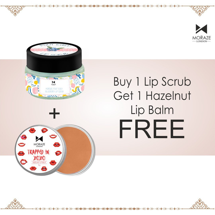 Foxy.in Buy Moraze Buy 1 Lip Scrub (Pout Easy) and Get 1 Lip Balm