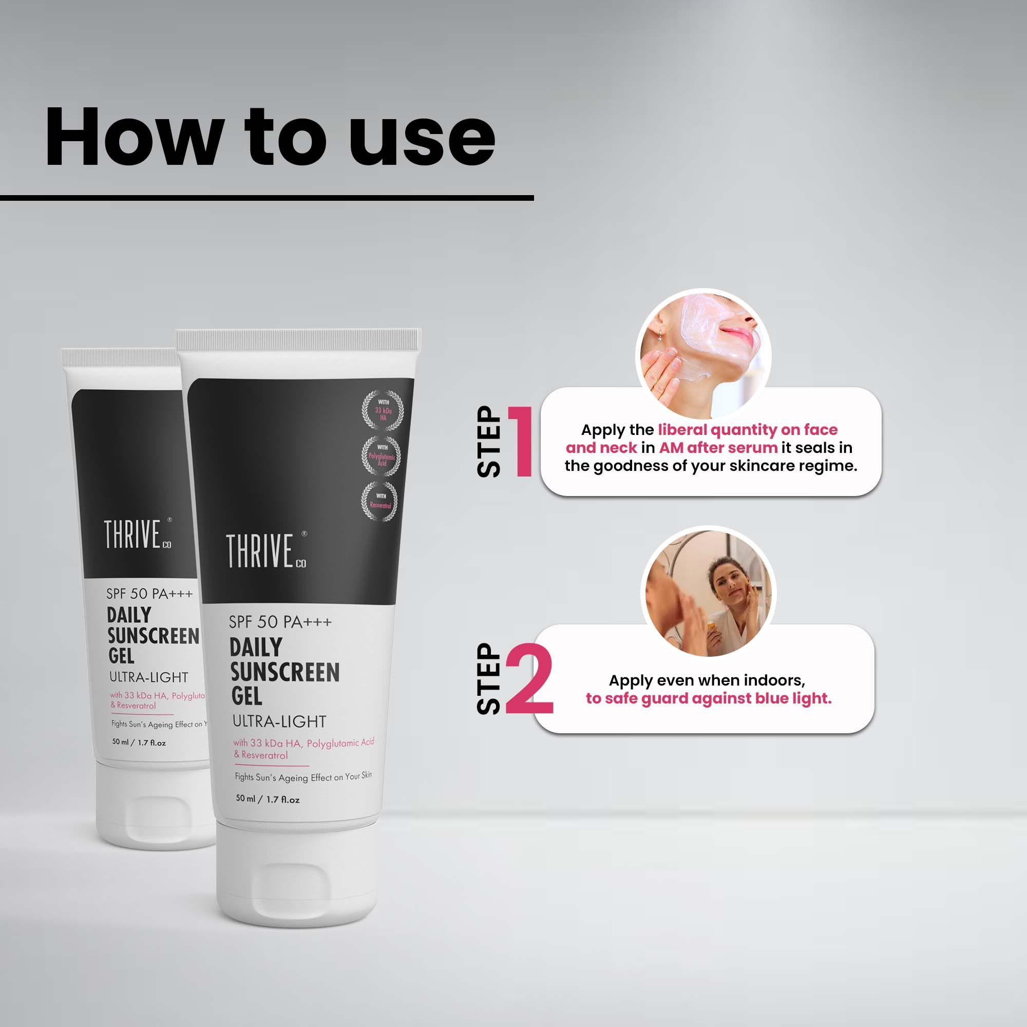 Foxy.in Buy ThriveCo UltraLight, MineralBased SPF 50 PA+++ Daily