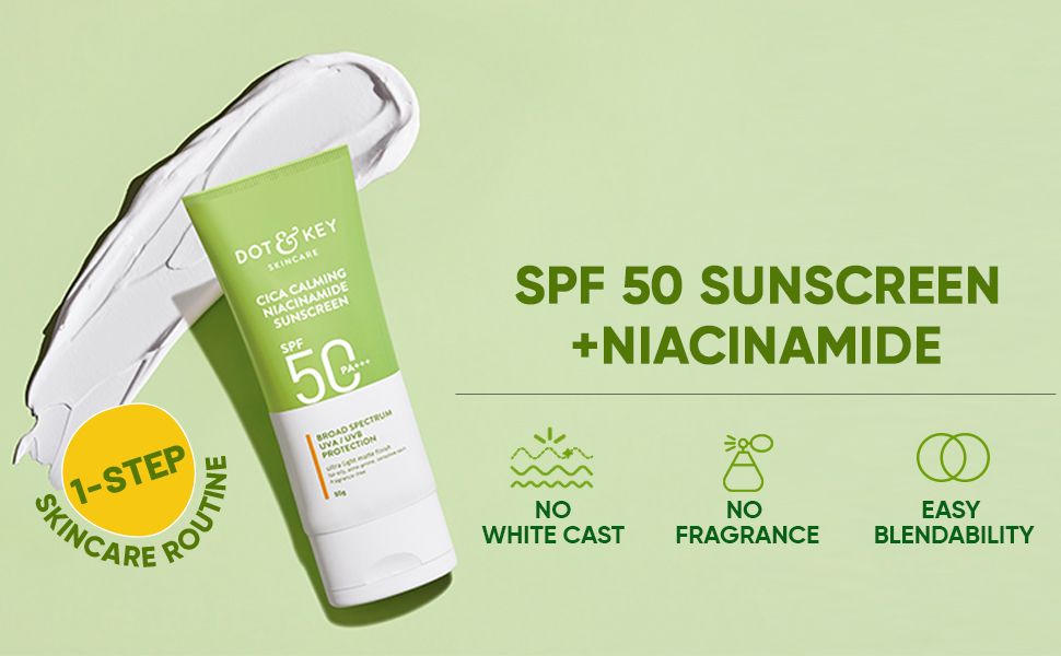 Foxy.in : Buy Dot & Key Cica Calming Niacinamide Sunscreen SPF 50 PA ...