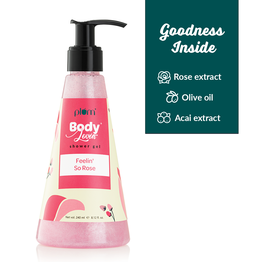 Foxy.in Buy Plum BodyLovin' Feelin’ So Rose Shower Gel (240 ml