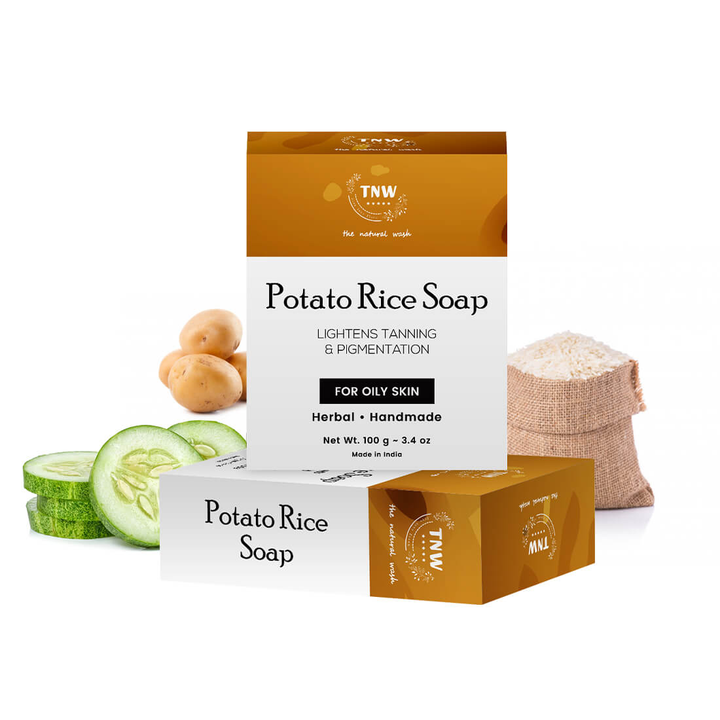 Foxy.in Buy The Natural Wash Handmade Potato Rice Soap (100g) online