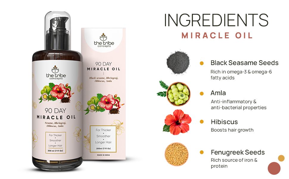 90 DAY MIRACLE HAIR OIL – The Tribe Concepts