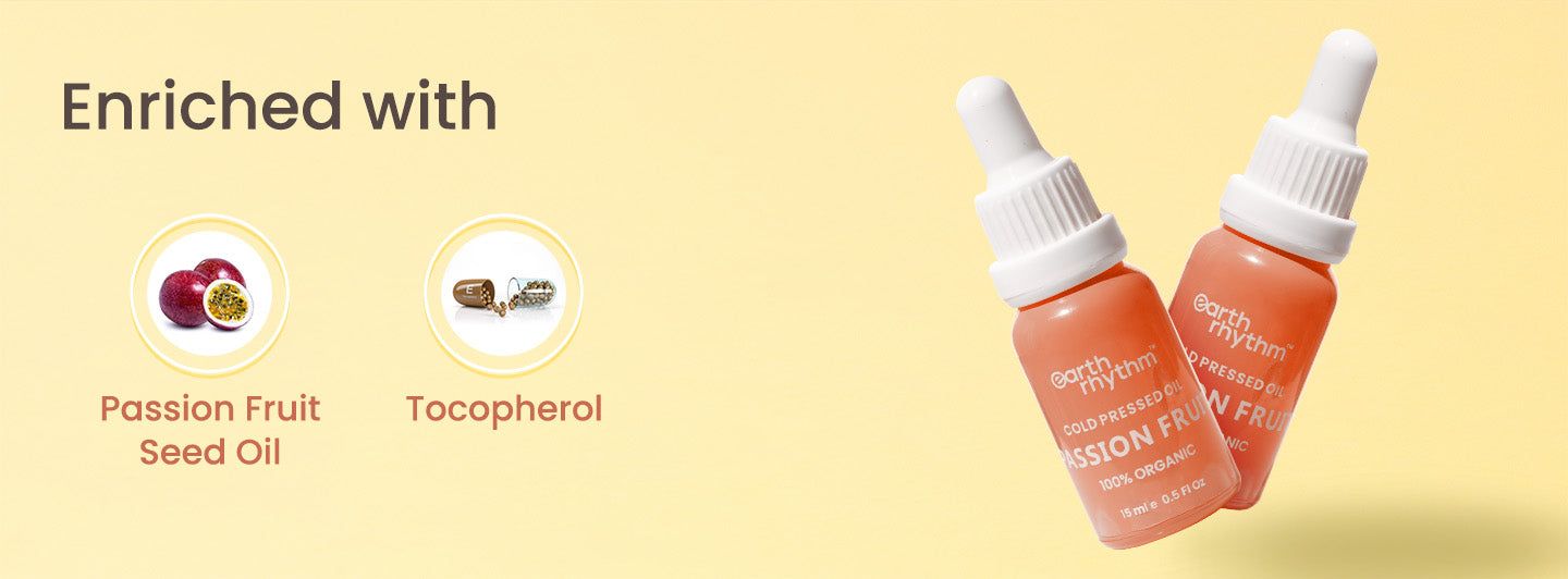 Foxy.in Buy Earth Rhythm Passion Fruit Cold Pressed Facial Oil (15g