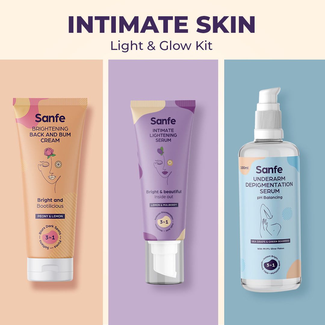 Foxy.in : Buy Sanfe Intimate Skin Light & Glo Kit (Pack of 3) online in ...