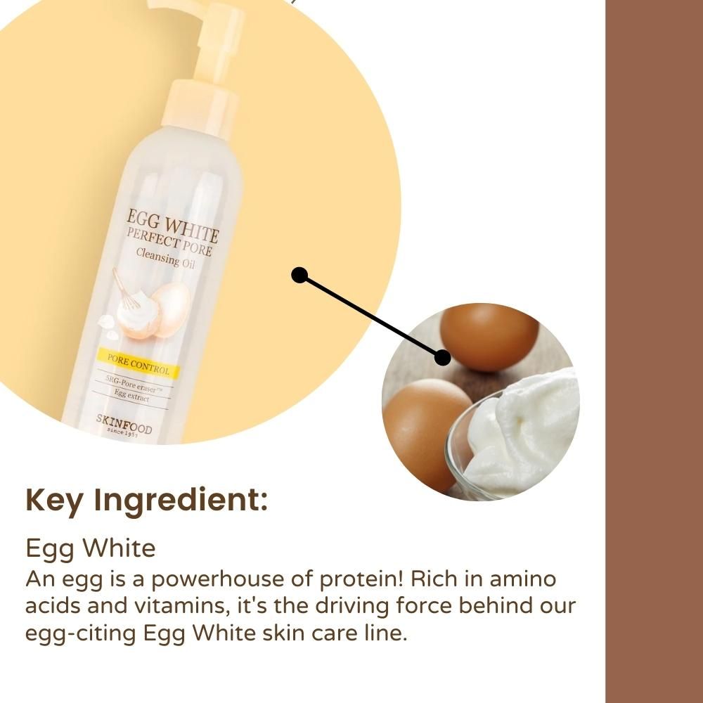 Foxy.in : Buy Skinfood Egg White Perfect Pore Cleansing Oil (200ml ...