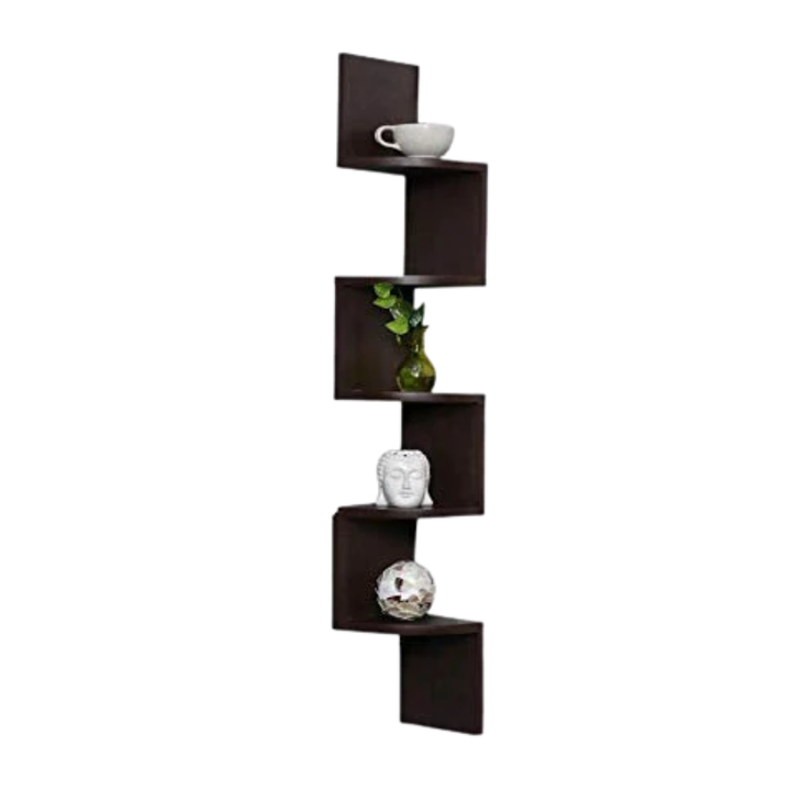 Foxy.in Buy Dime Store Wall Mount Corner Wall Shelf Racks Wall Shelves for Living Room Book