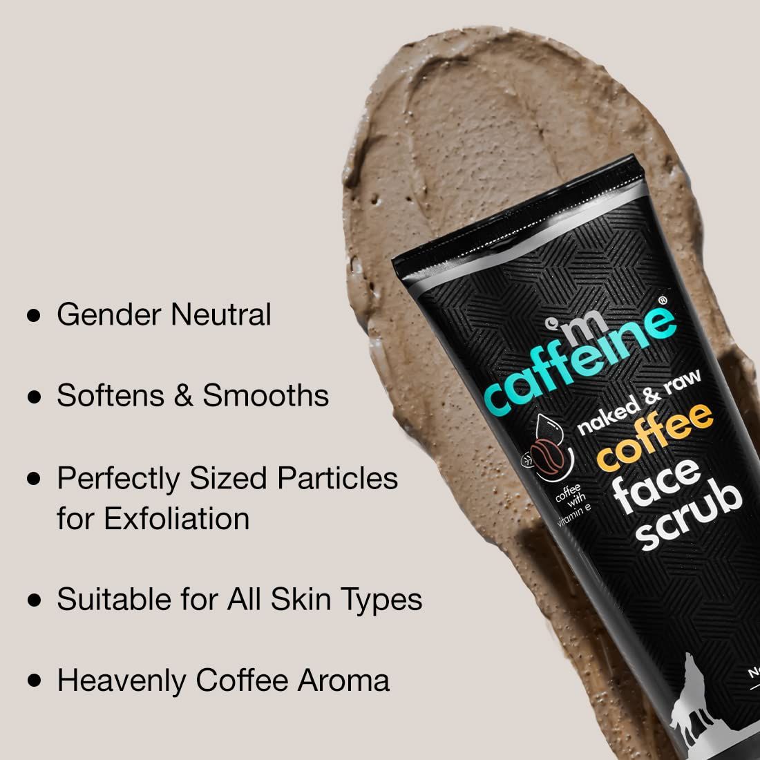 Foxy.in Buy mCaffeine Naked & Raw Coffee Face Scrub (20g) online in