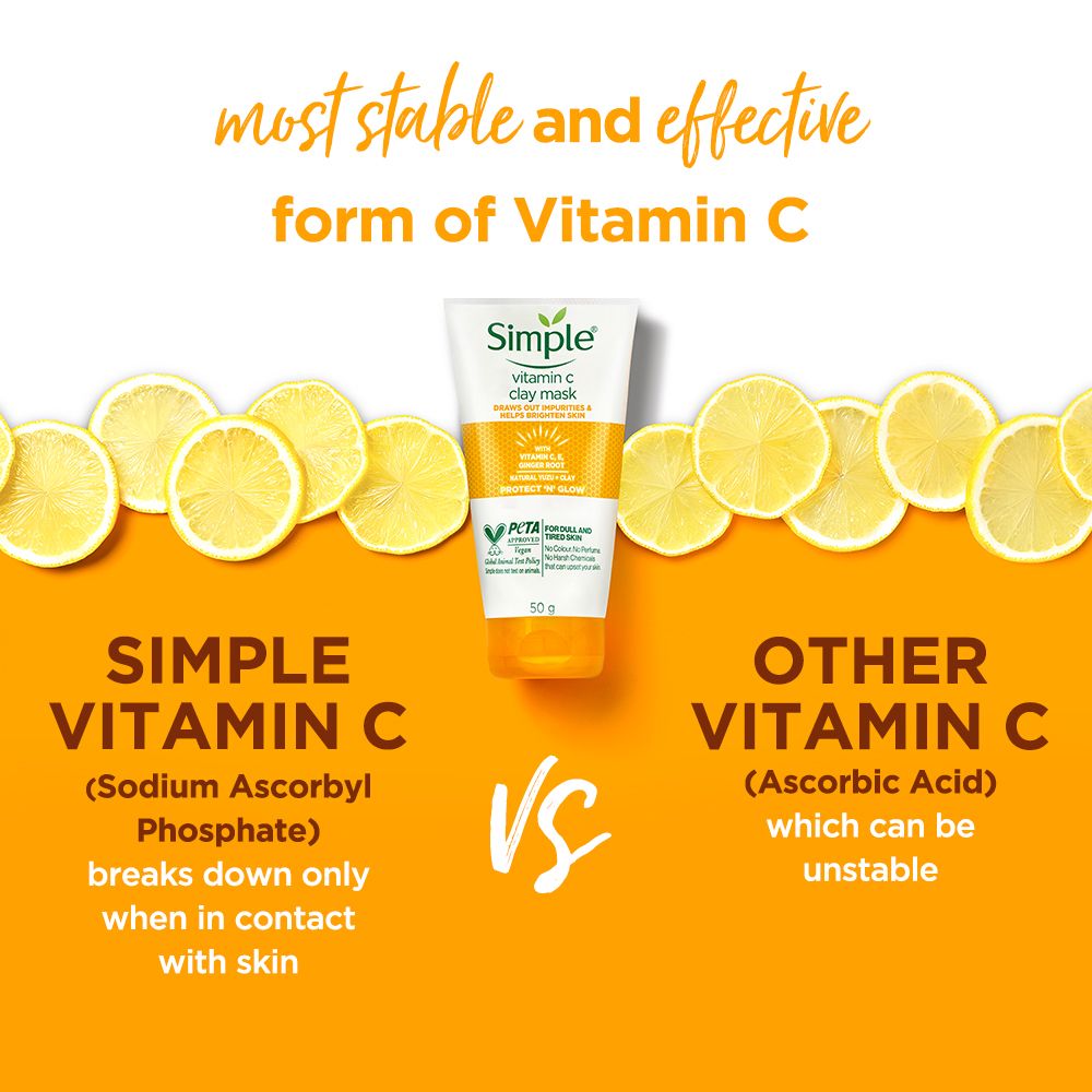 simple vitamin c clay mask