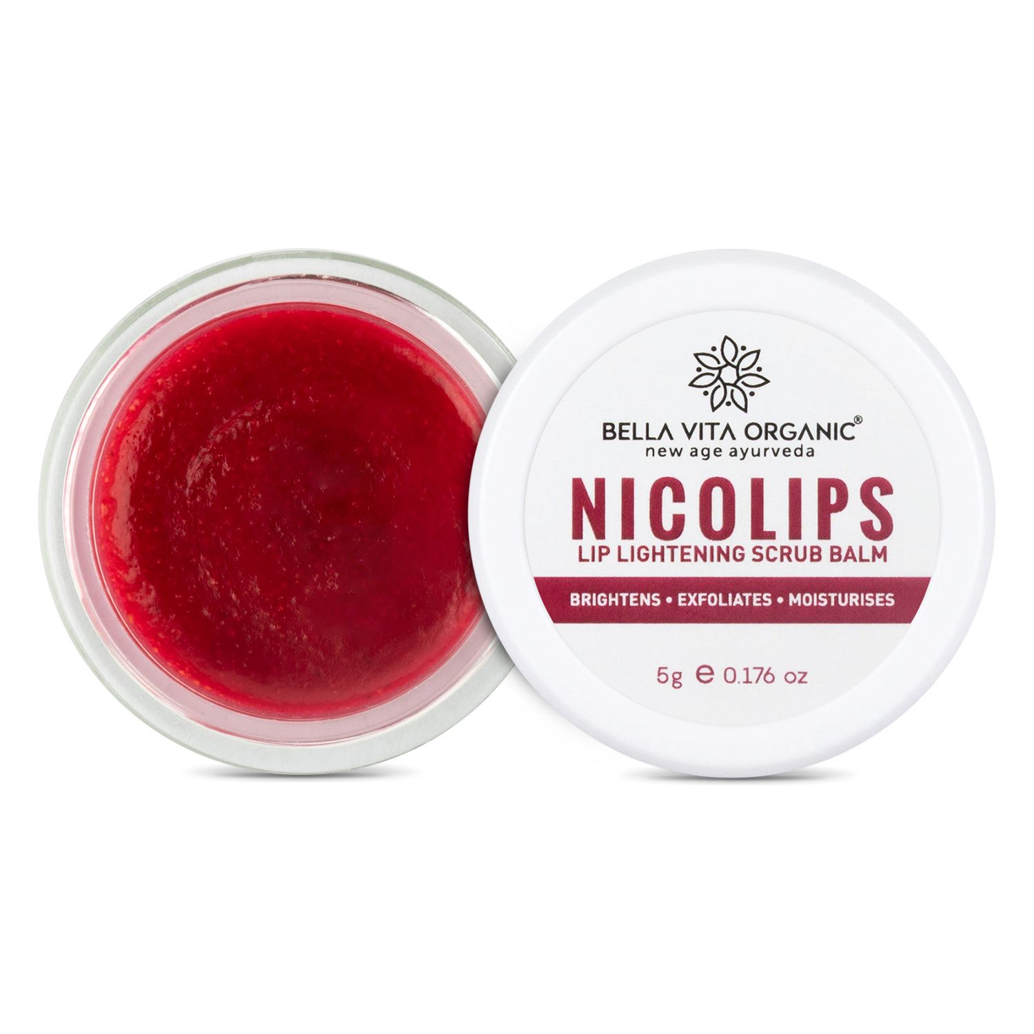 Foxy.in : Buy Bella Vita Organic Nicolips Lip Lightening Scrub Balm (5g ...