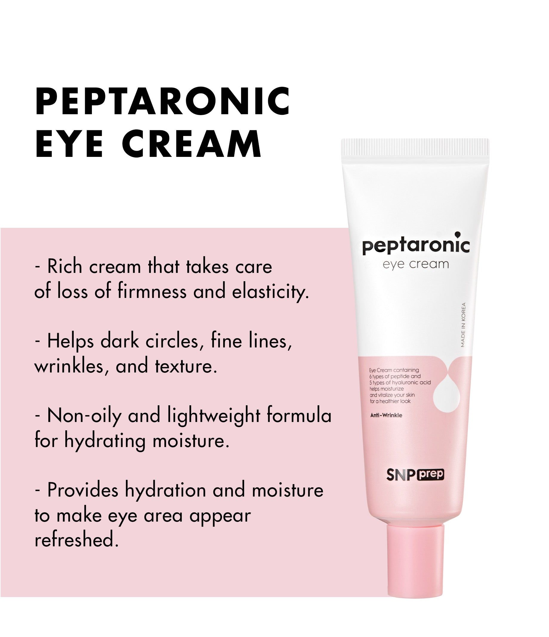 Foxy.in Buy SNP Prep Peptaronic Eye Cream (50ml) online in India on