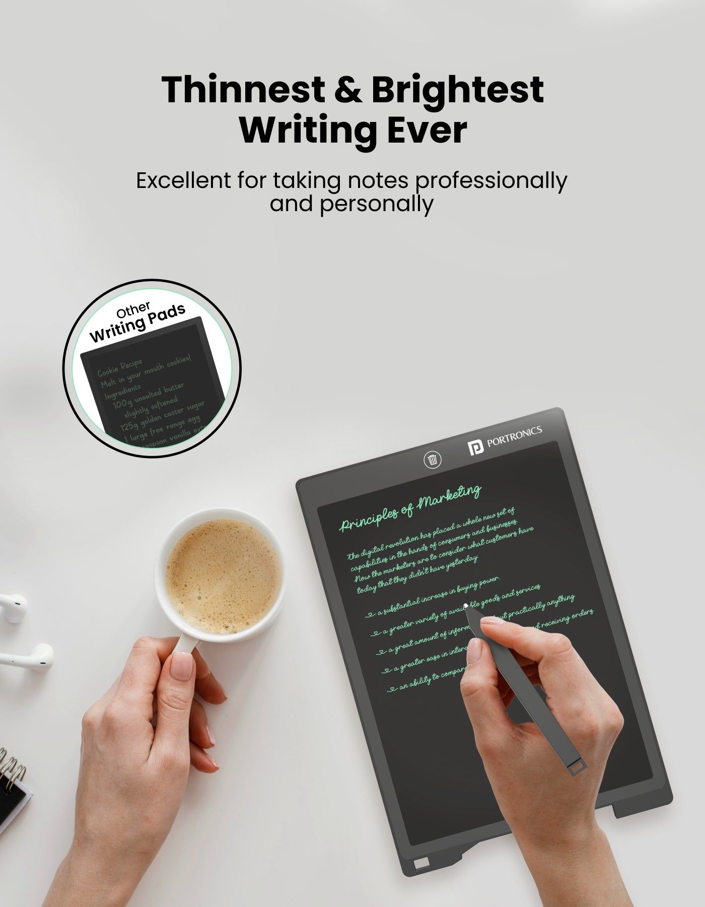 Foxy.in Buy Portronics Ruffpad 12D ReWriteable 12" LCD Writing Pad