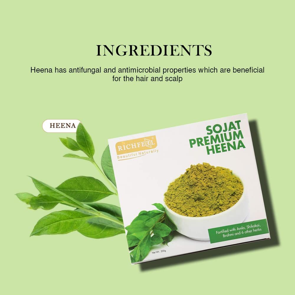 Foxy.in Buy Richfeel Naturals Sojat Henna Powder (200 g) online in India on Foxy. Free
