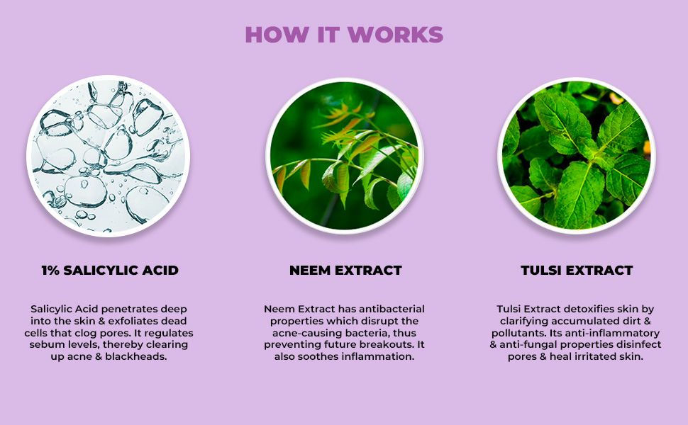 Foxy.in Buy Dr. Sheth’s Neem & Salicylic Acid Face Wash (100g) online