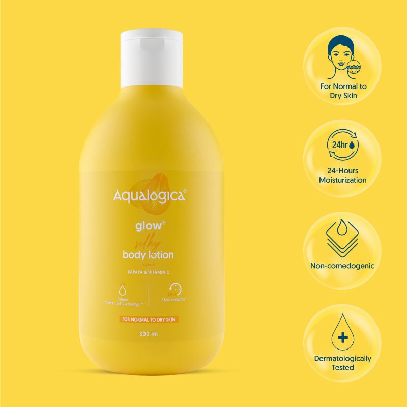 Foxy.in Buy Aqualogica Glow+ Silky Body Lotion (300ml) online in