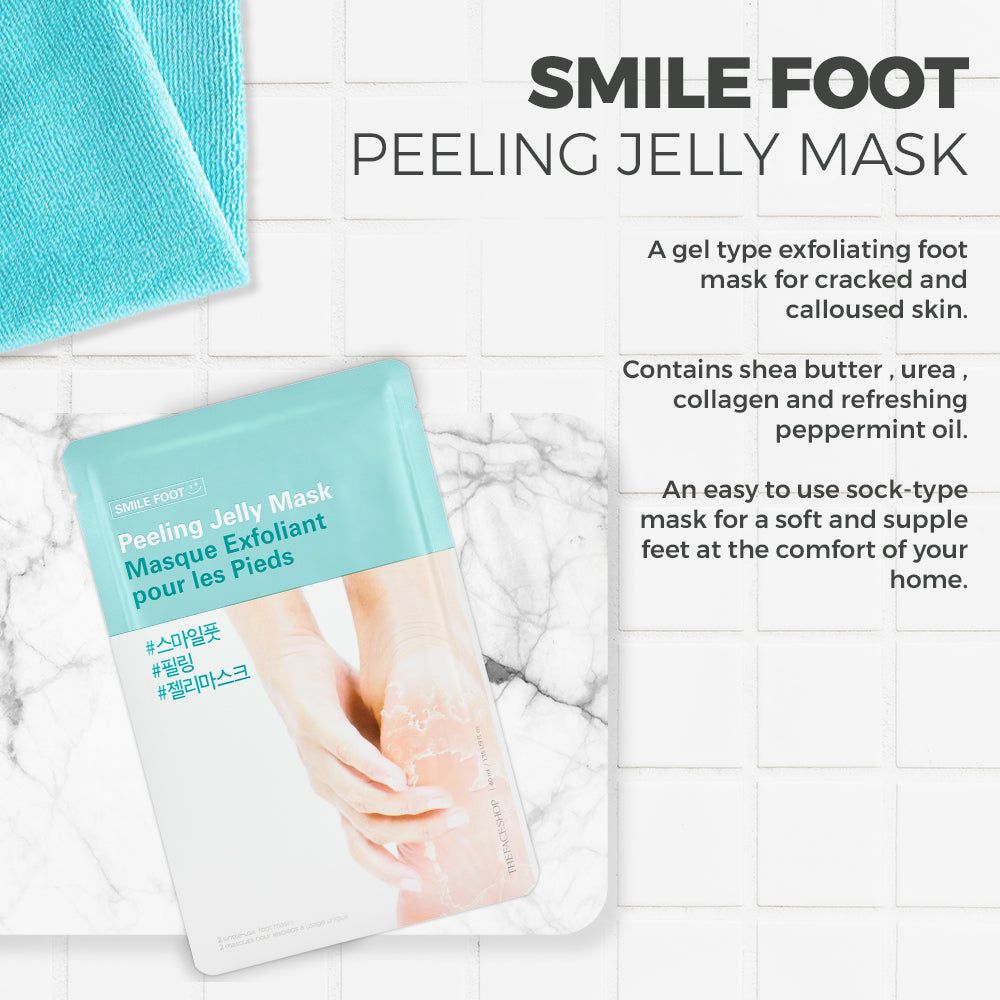 Foxy.in Buy The Face Shop Smile Foot Peeling Jelly Mask (Pack Of 1