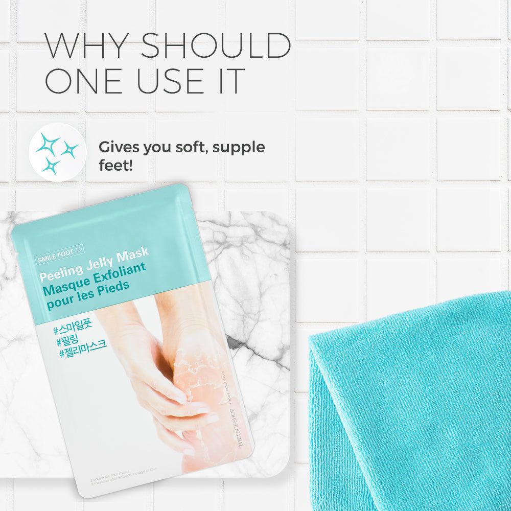 Foxy.in Buy The Face Shop Smile Foot Peeling Jelly Mask (Pack Of 1