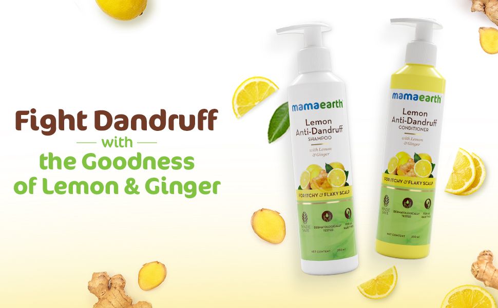 Buy Mamaearth Lemon Anti Dandruff Shampoo 250ml Online In India On Foxy Free 5993