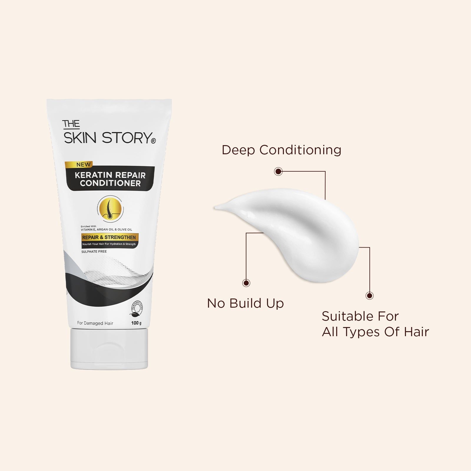 Buy The Skin Story Keratin Smooth Conditioner 100g Online