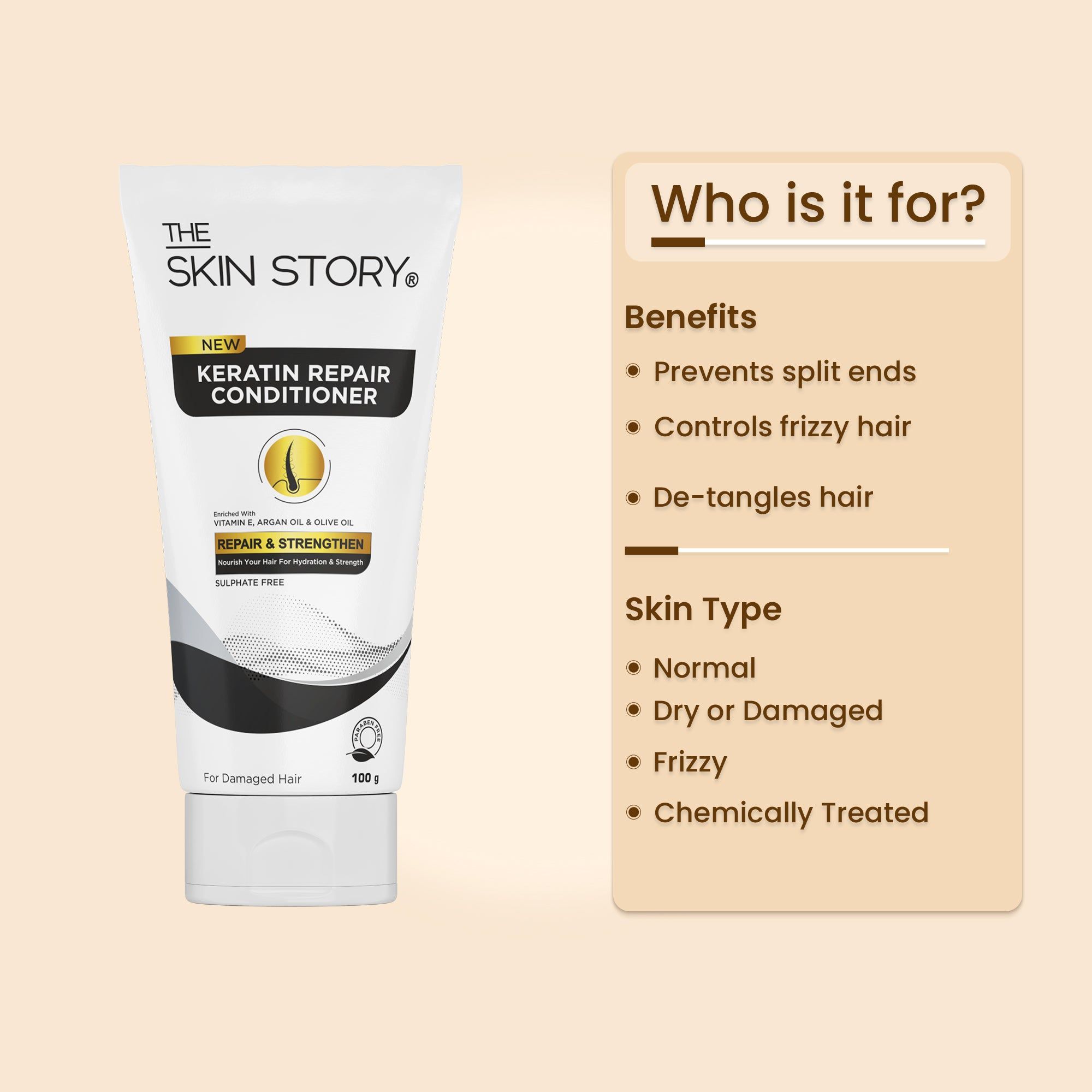 Buy The Skin Story Keratin Smooth Conditioner 100g Online