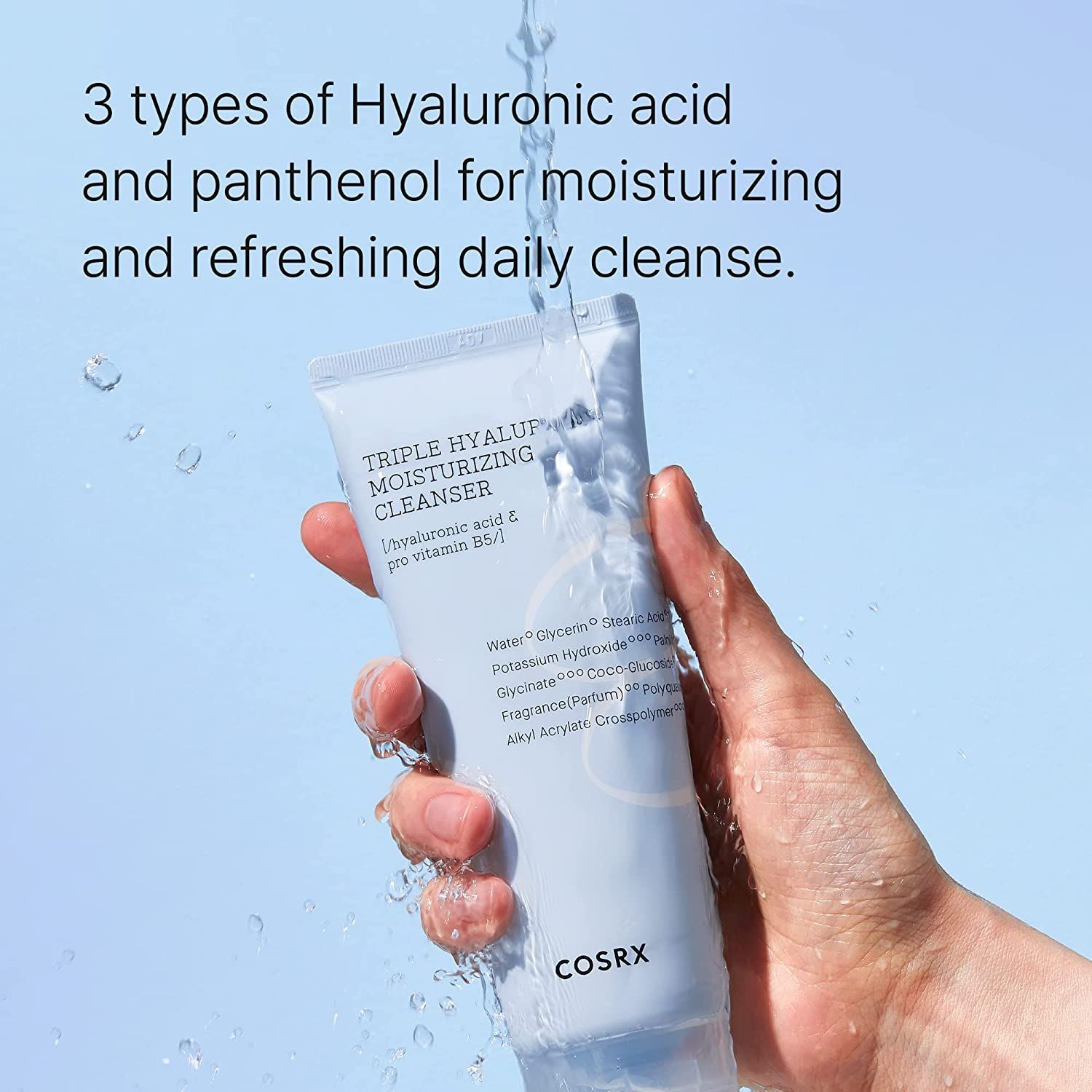 Foxy.in : Buy Cosrx Hydrium Triple Hyaluronic Moisturizing Cleanser ...