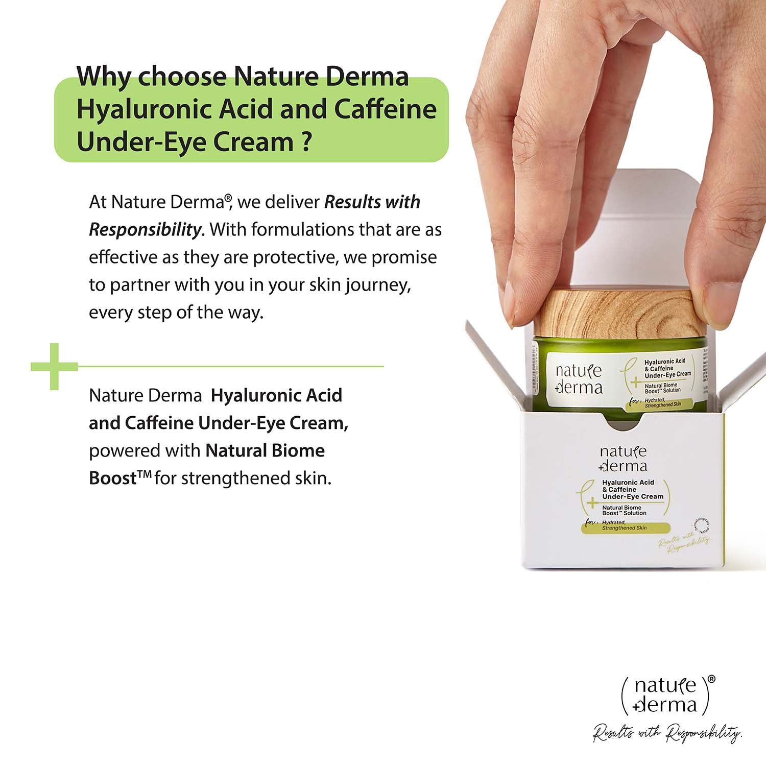 Foxy.in Buy Nature Derma Hyaluronic Acid and Caffeine UnderEye Cream