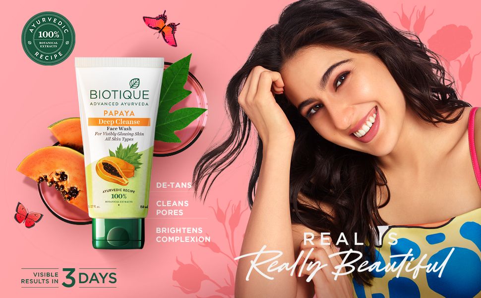 Foxy.in Buy Biotique Papaya Exfoliating Face Wash online in India on Foxy. Free shipping