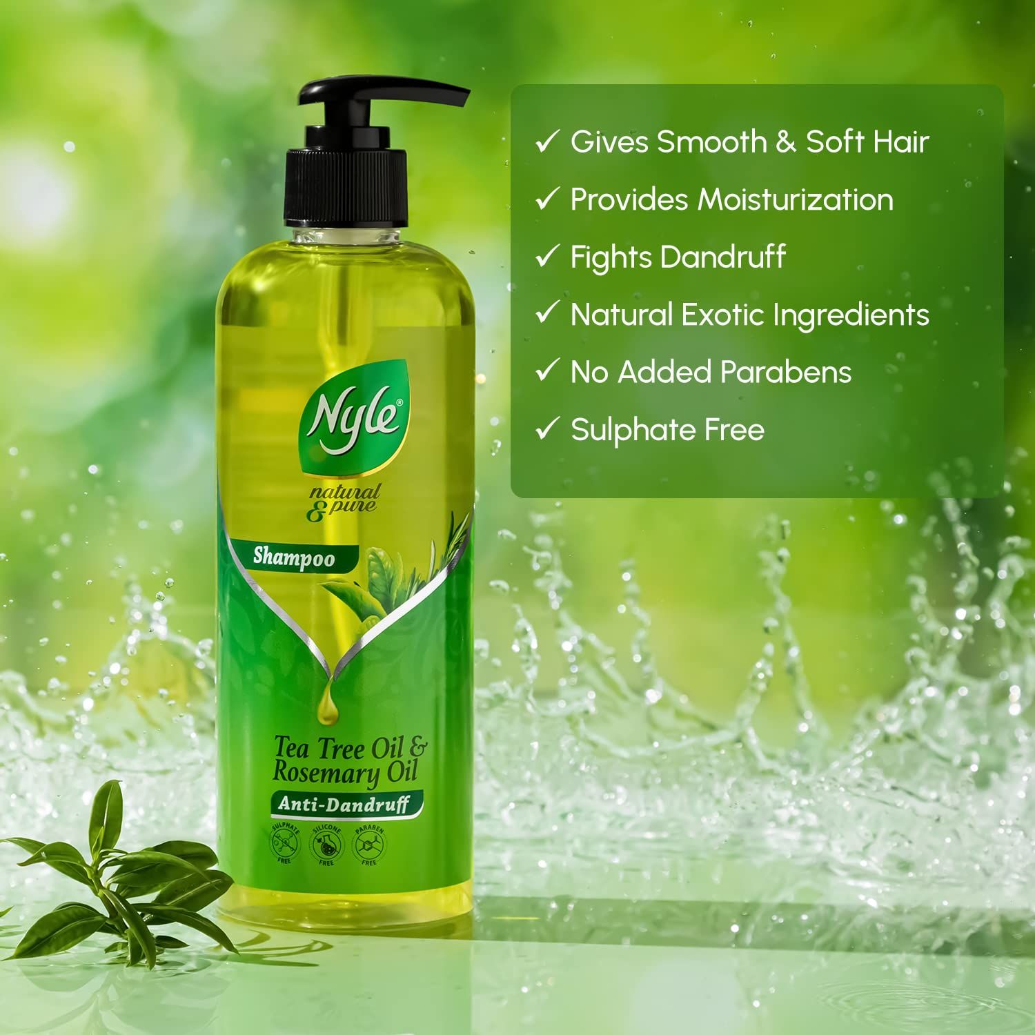 Foxy.in : Buy Nyle Naturals Anti Dandruff Shampoo With Goodness Of Tea ...