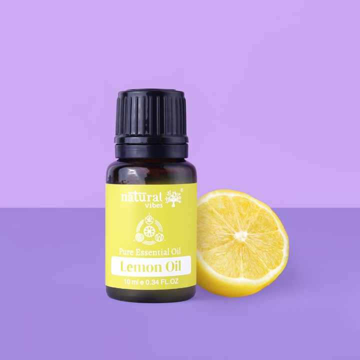 Foxy.in Buy Natural Vibes Lemon Pure Essential Oil for Acne