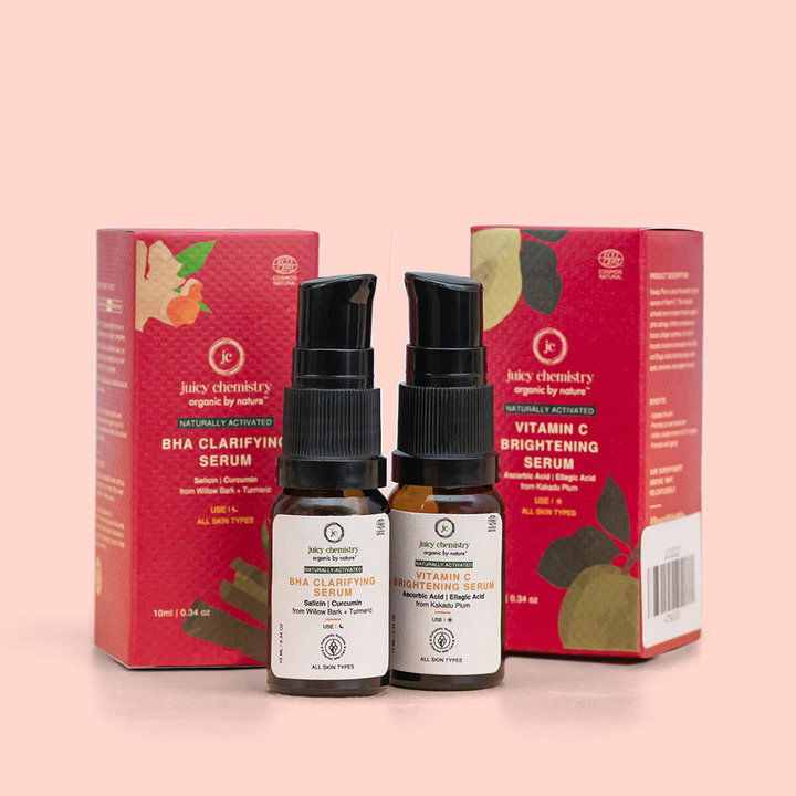 Foxy.in Buy Juicy chemistry Vitamin C and BHA Serums (Pack of 2