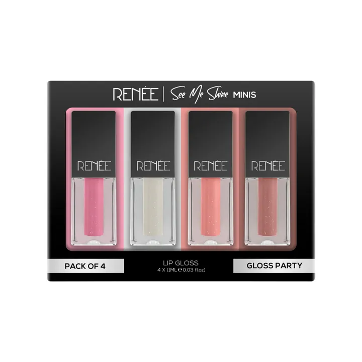 RENEE Stay With Me Minis Matte Liquid Lipsticks Combo of 4, 2ml each