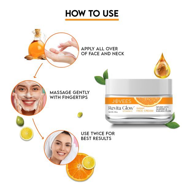 Foxy.in : Buy Jovees Revita Glow Vitamin C Face Cream (50g) online in ...