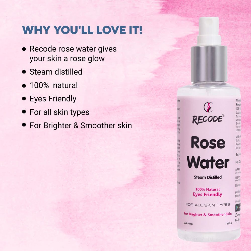 Foxy.in Buy Recode Rose Water online in India on Foxy. Free shipping