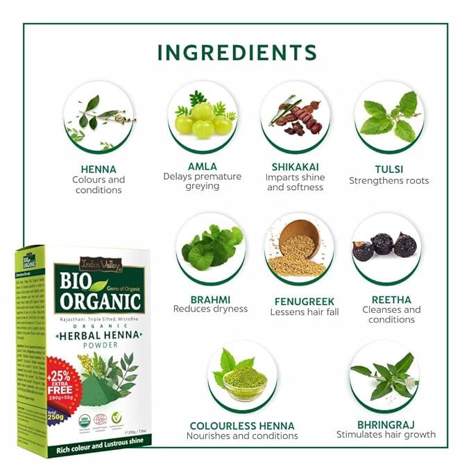 Foxy.in Buy Indus Valley Herbal Henna Powder (100g