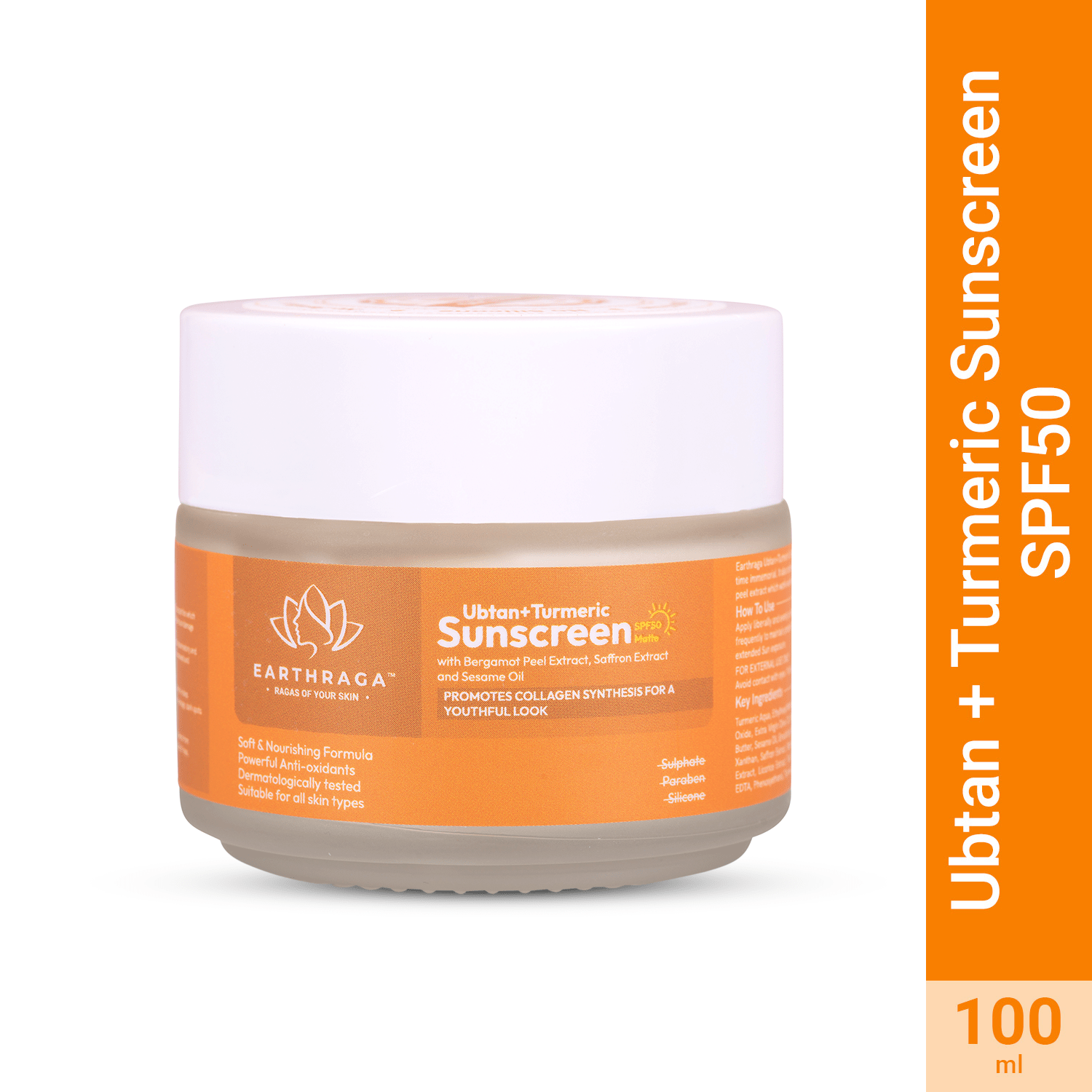 Foxy In Buy Earthraga Ubtan Turmeric Sunscreen Spf50 Matte Online