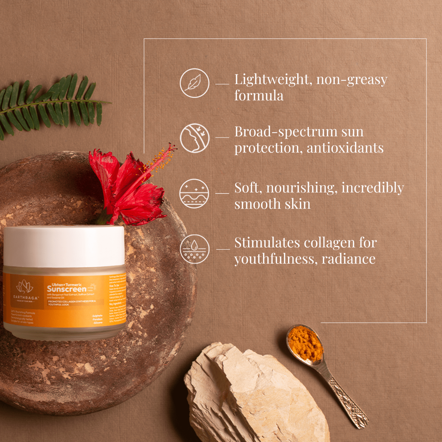 Foxy In Buy Earthraga Ubtan Turmeric Sunscreen Spf50 Matte Online