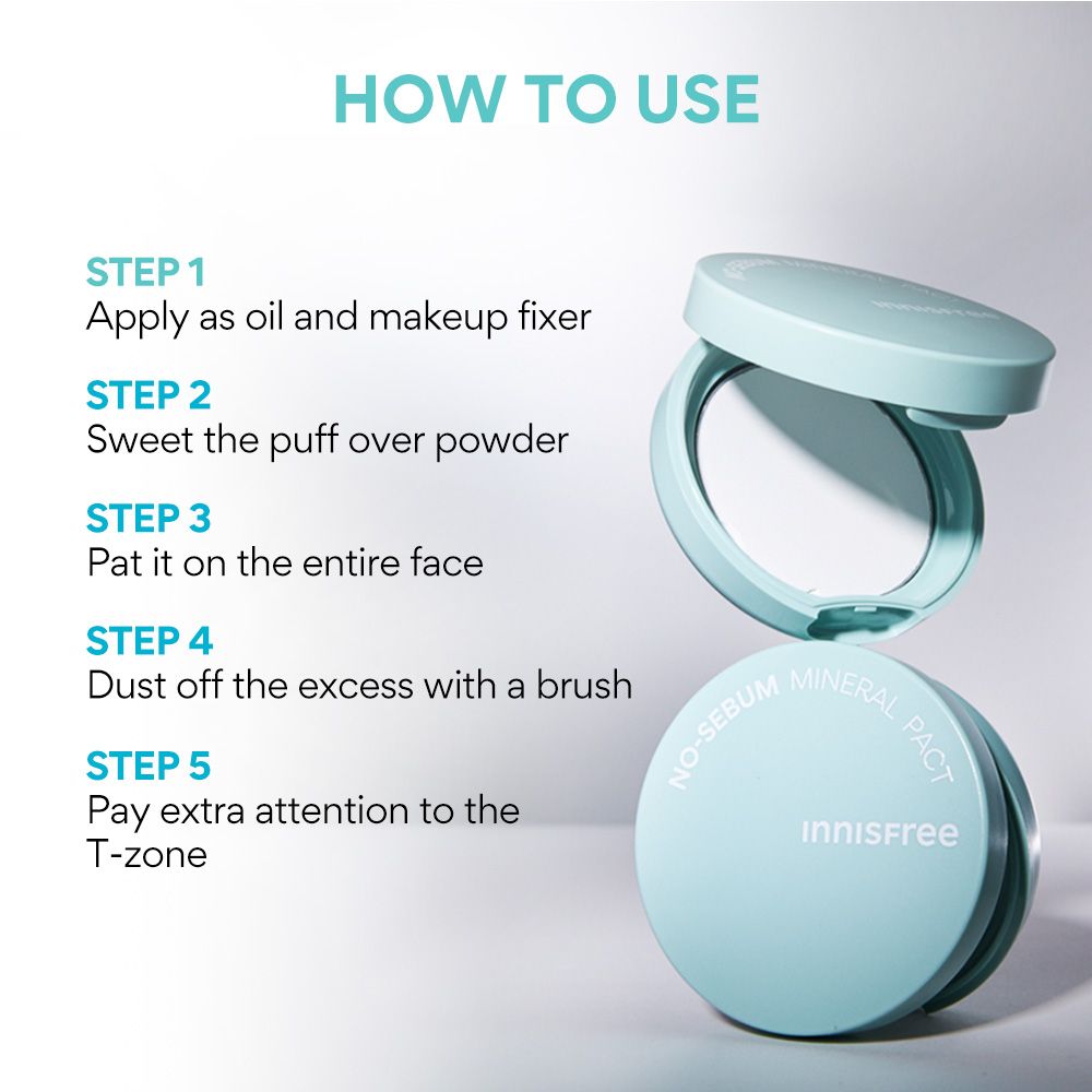 Foxy.in Buy Innisfree No Sebum Mineral Pact (8.5g) online in India on